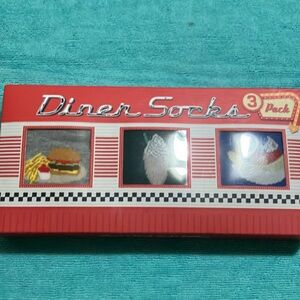 Diner Socks 3 Pack - Playful Multicolor Set